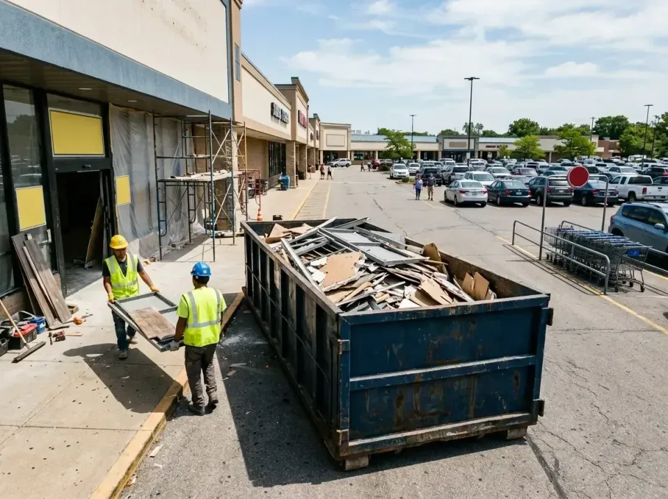 retail-store-renovation-debris-003 — frequently asked questions, Roll-off Dumpster Rentals in Alma, AR